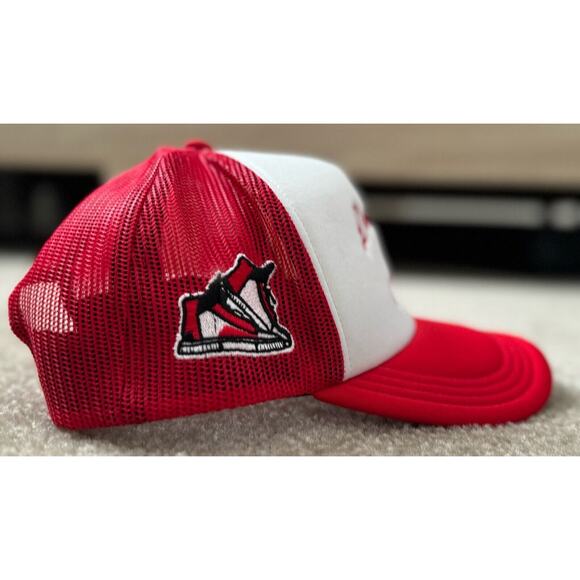 Crowns by Lids “Deadstock On Arrival” Limited Edition Red/ White Hat Cap NEW - Picture 3 of 6